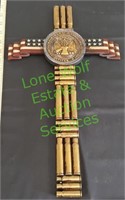 Army Bullet Shell Wall Cross