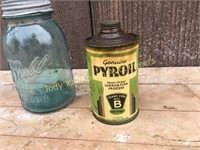 Pyroil Cone top 16oz crank case oil can
