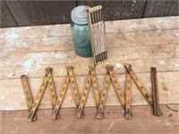 2 Antique Carpenters measuring sticks