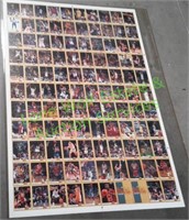 1993 Classic Basketball Uncut Sheet