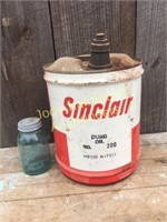 Sinclair Duro Oil 5 gallon Can