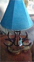 Table lamp Horseshoe with shade