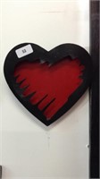 Metal heart wall hanging