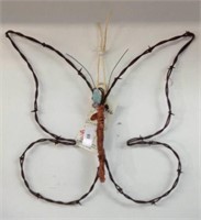 Wall hanging, butterfly mixed metal