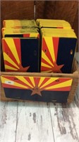 Box of Arizona plastic license plates