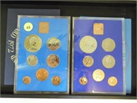 2 PC - 1972 & 1977 COINAGE OF GREAT BRITAIN & NORT
