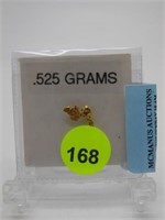 TWO 22K-24K GOLD NUGGETS - .525 GRAMS (TW)