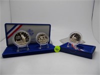 2 PC - 1986-S LIBERTY PROOF COINS (SILVER DOLLAR &