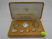 1978 COINS OF THE COOK ISLANDS SET IN PRESENTATION