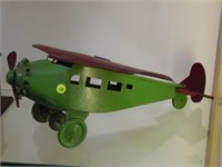 VINTAGE METAL CHILD'S TOY AIRPLANE - LOCAL PICK-UP