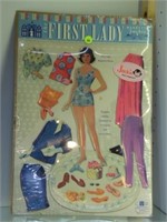 BLUE Q "THE FIRST LADY" PAPER DOLL SET - OLD NEW