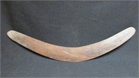 Large aboriginal made boomerang