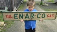 En-Ar-Co gas & oil wooden sign