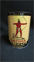 Archer aircraft oil tin #2