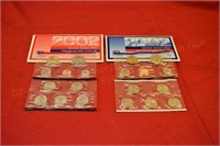 (2) 2002 p&d 10 Coin Mint Sets