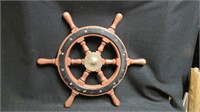 Vintage ships wheel