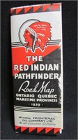 Red Indian 1939 Pathfinder road map