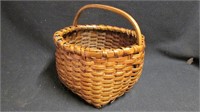 Beautiful varnished gathering basket