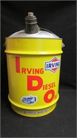Irving 5 gallon diesel oil can