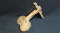 Early wooden scrib tool