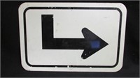 Directional street sign