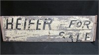 Old double sided farm sign