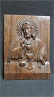 Supurb Rosewood relief carving of Christ