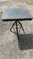 Early folk art twig table