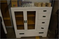 white kitchen cabinet