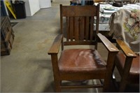 matching oak chair
