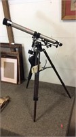 Telescope On Stand Equatorial Refractor With