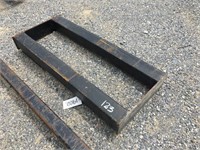 Open Face Plate Attachment for Skid Loader