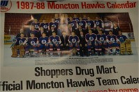 1987 Moncton Hawks calendar