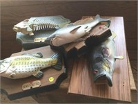4 PC COLLECTION OF TALKING FISH