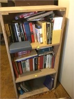 3 SHELF BOOKCASE WITH CONTENTS (BTR)