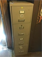 4 DRAWER FILE CABINET WITH KEY (BTR)