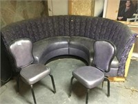 3 PC STARDUST BOOTH AND CHAIRS (BTR)