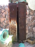 VINTAGE WROUGHT IRON DOORS FROM MINE SHAFT