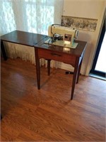 Sears Kenmore sewing machine and table