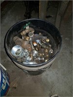 5 gallon bucket of plumbing fixtures
