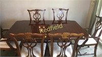 Bassett Dining Room Table w/ 6 Chairs