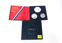 2- 1976 3-piece Proof sets, 40% silver
