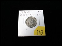1938-D Buffalo nickel