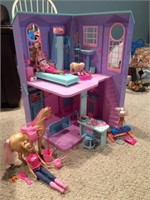 Barbie 2 Story Doll House complete with furniture