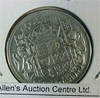 1940 Canada Silver Half Dollar Coin