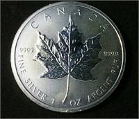 2011 - 9999 Fine Silver $5 Canadian Coin