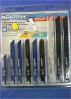 Mastercraft 32 piece reciprocating saw blade set