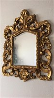 Gold scroll Framed mirror