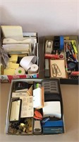3 Boxes office supplies