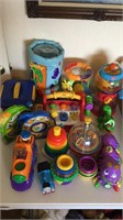 Assorted Fisher-Price toys, toys, games